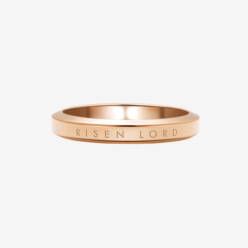 SON OF MAN BRACELET + GOOD SHEPHERD RING - ROSE GOLD