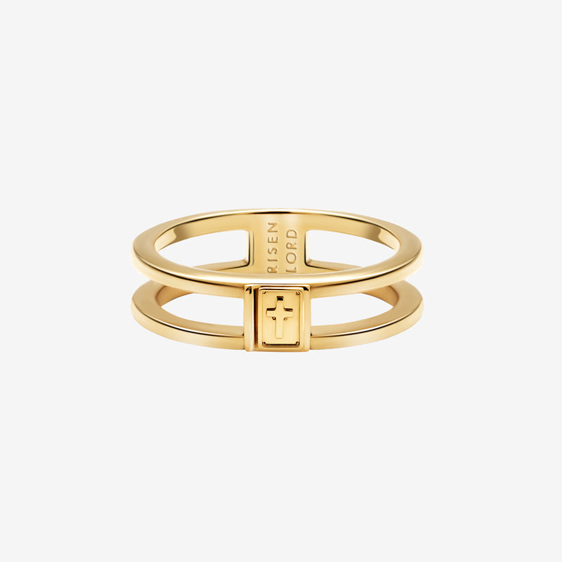 MESSIAH BRACELET + IMMANUEL RING  - GOLD