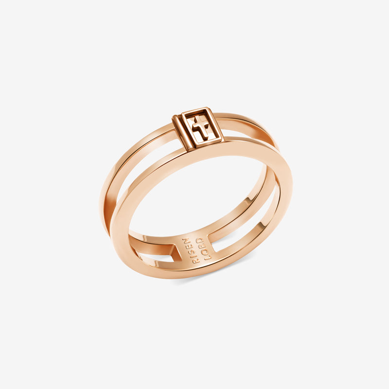 IMMANUEL RING - ROSE GOLD